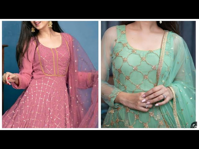 Convert old silk saree into long gown ideas - How to make pattu dress ... |  Saree to gown convert, Saree dress, Bridal lehenga collection